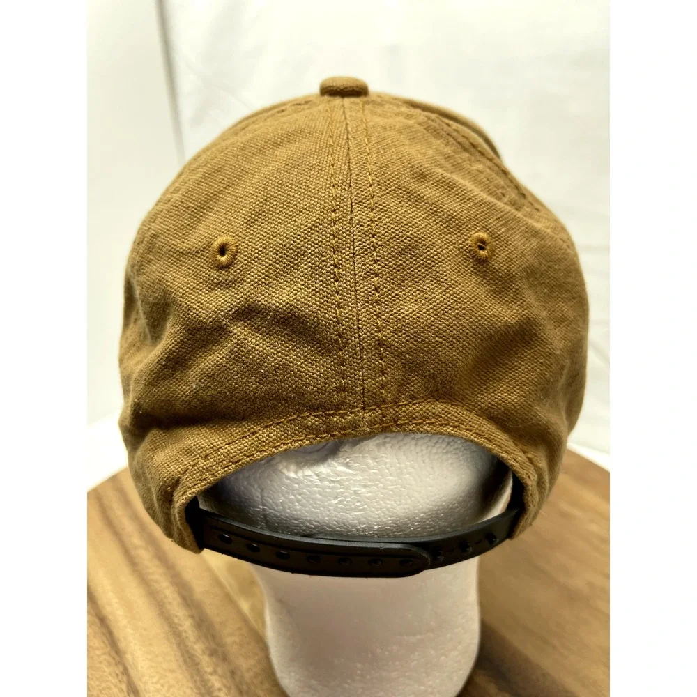 Mack Truck Bulldog Hat Cap  Logo Khaki Gold Brown Vintage Mens‎ Snapback Cap Hat